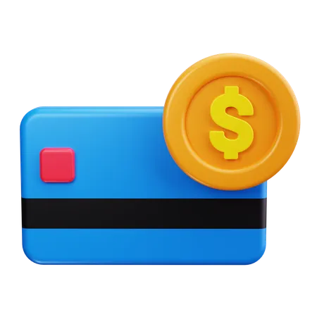 Cartão de crédito  3D Icon