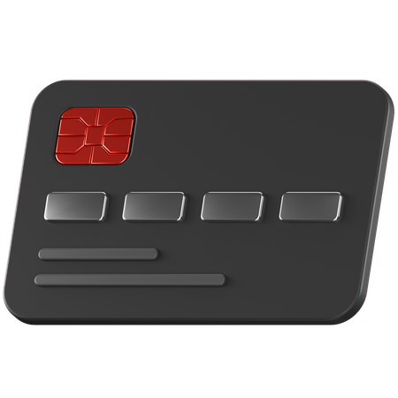 Cartão de crédito  3D Icon