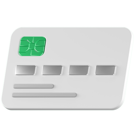 Cartão de crédito  3D Icon