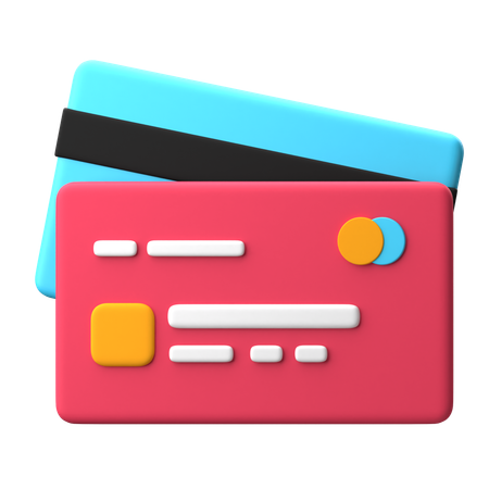 Cartão de crédito  3D Icon