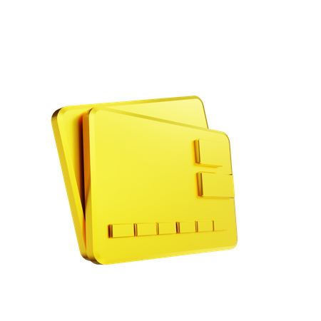 Cartão de crédito  3D Icon