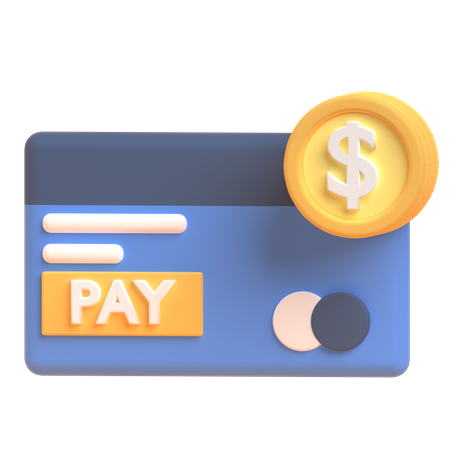 Cartão de crédito  3D Icon