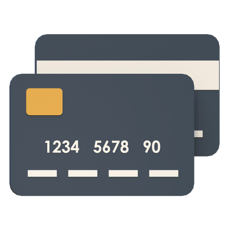 Cartão de crédito  3D Icon