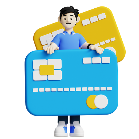 Cartão de crédito  3D Icon