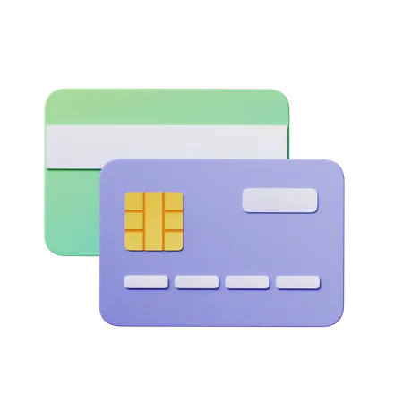 Cartão de crédito  3D Icon