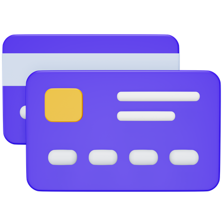 Cartão de crédito  3D Icon