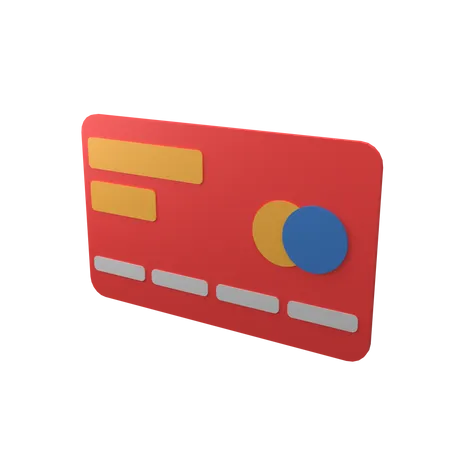 Cartão de crédito  3D Icon