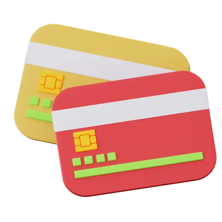 Cartão de crédito  3D Icon