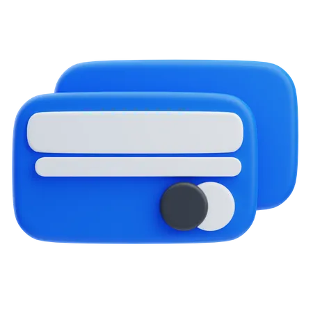 Cartão de débito  3D Icon