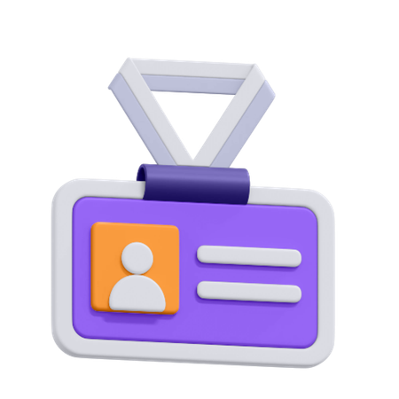 Cartão de estudante  3D Icon