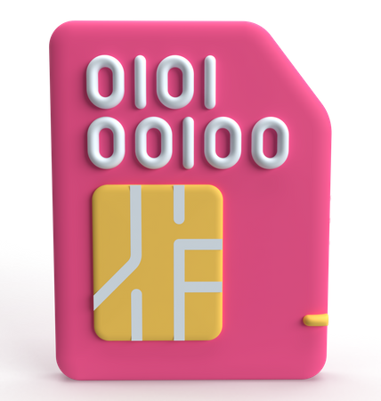 Cartão de memória  3D Icon