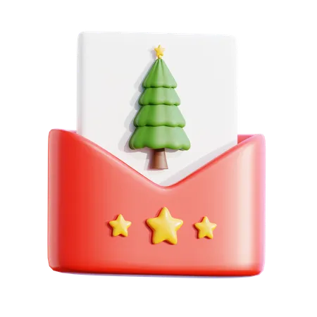 Cartão de Natal  3D Icon