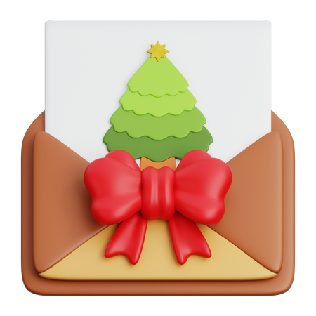 Cartão de Natal  3D Icon