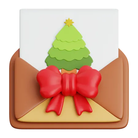 Cartão de Natal  3D Icon