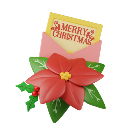 Cartão de Natal  3D Icon