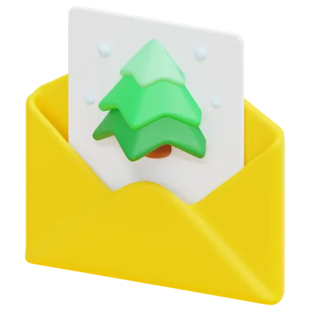 Cartão de Natal  3D Icon