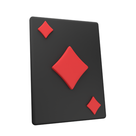 Cartão de diamante  3D Icon