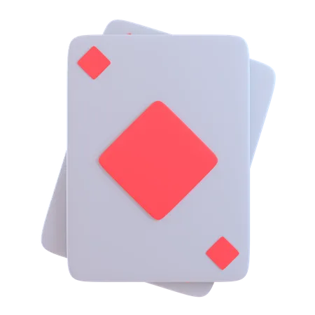 Cartão de diamante  3D Icon