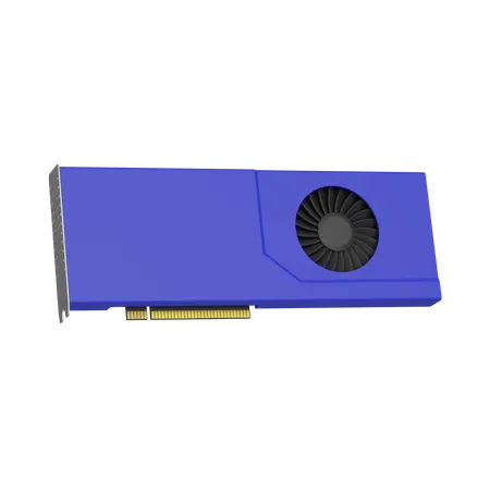 Cartão GPU  3D Icon