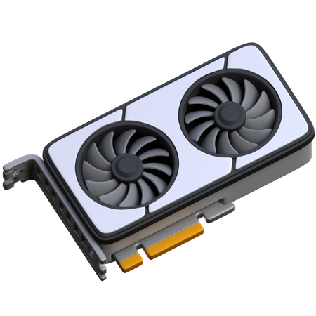 Cartão GPU  3D Icon