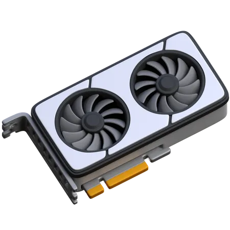 Cartão GPU  3D Icon