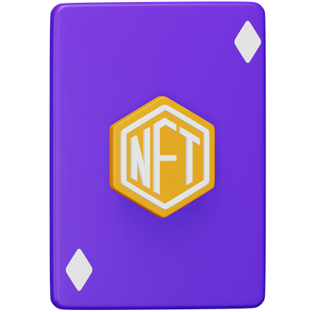 Cartão nft  3D Icon