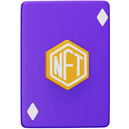 Cartão nft  3D Icon