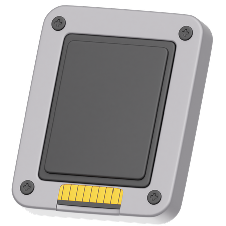 Cartão SSD  3D Icon