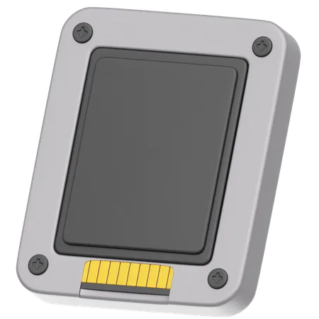 Cartão SSD  3D Icon