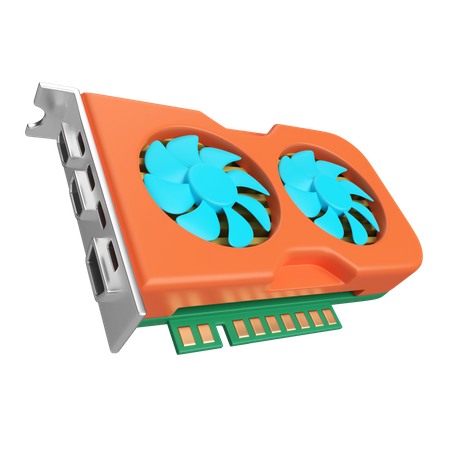 Cartão VGA  3D Icon