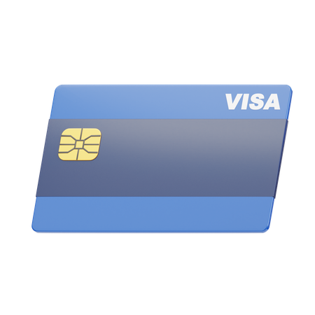 Cartão Visa  3D Icon