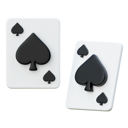 Cartas de espadas  3D Icon