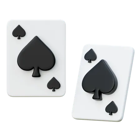Cartas de espadas  3D Icon