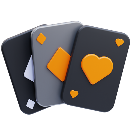 Cartas de jogar  3D Icon