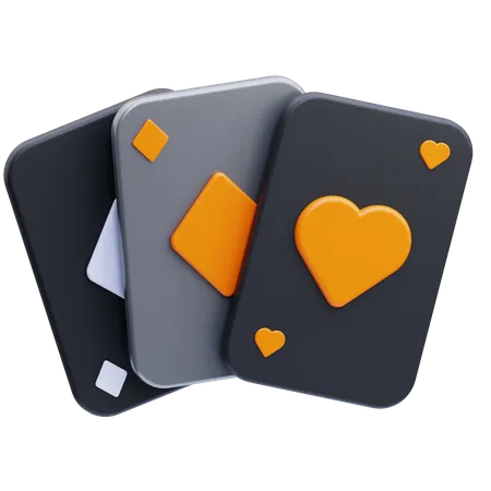 Cartas de jogar  3D Icon