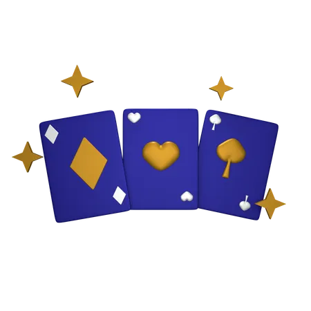 Cartas de jogar  3D Icon