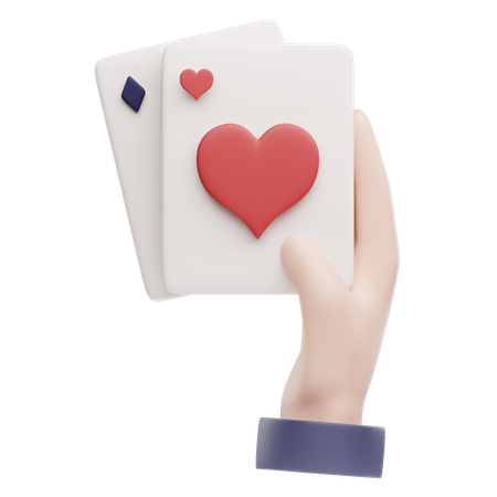 Baralho de cartas de jogar  3D Icon