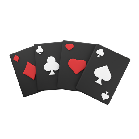Cartas de póquer  3D Icon