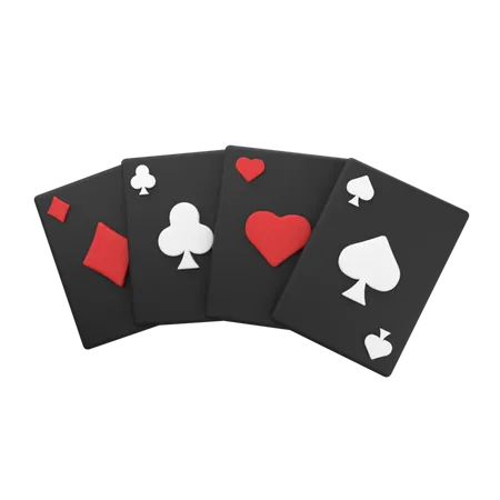 Cartas de pôquer  3D Icon