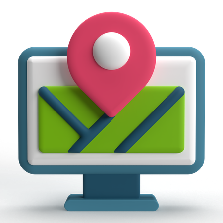 Carte  3D Icon