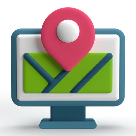 Carte  3D Icon