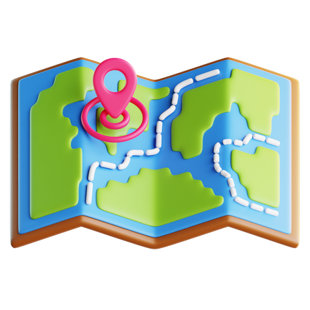 Carte  3D Icon