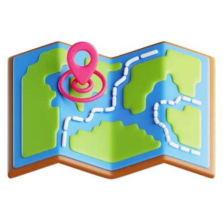 Carte  3D Icon