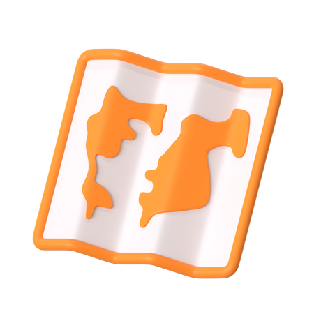 Carte  3D Icon