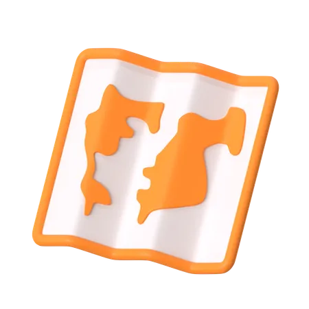 Carte  3D Icon