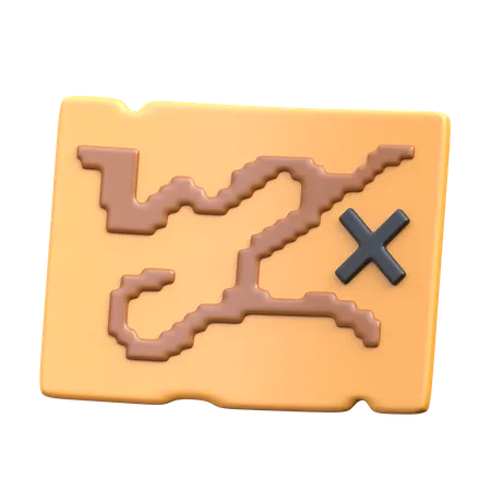 Carte  3D Icon