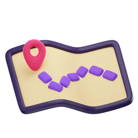 Carte  3D Icon