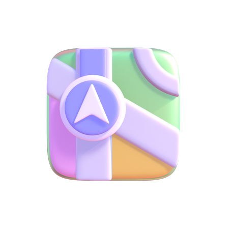 Carte  3D Icon