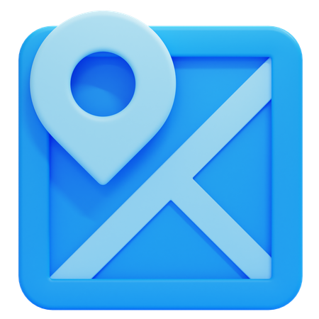 Carte  3D Icon