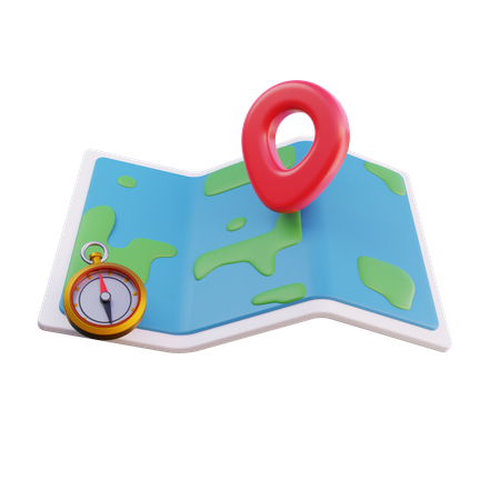 Carte  3D Icon